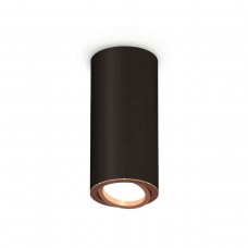 Комплект накладного светильника Ambrella light Techno Spot XS7443005 SBK/PPG черный песок/золото розовое полированное (C7443, N7005)