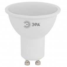 Лампа светодиодная ЭРА GU10 6W 4000K матовая LED MR16-6W-840-GU10 Б0020544