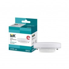 Лампа светодиодная IEK GX53 15W 4000K матовая LLE-T80-15-230-40-GX53