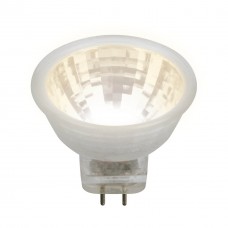 Лампа светодиодная Uniel GU4 3W 3000K прозрачная LED-MR11-3W/WW/GU4/220V GLZ21TR UL-00001702