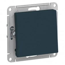 Переключатель одноклавишный проходной Schneider Electric AtlasDesign 10A 250V изумруд ATN000861