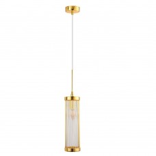 Подвесной светильник Crystal Lux Tadeo SP1 D100 Gold/Transparente