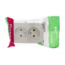 Розетка двойная 2К Schneider Electric Blanca 16A 250V бежевая BLNRA000217