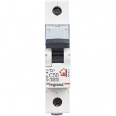 Выключатель автоматический модульный Legrand TX3 6000 1П 50А 6кА AC 404033