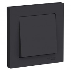 Выключатель одноклавишный Schneider Electric AtlasDesign 10A 250V карбон ATN001012