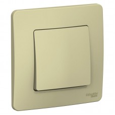 Выключатель одноклавишный Schneider Electric Blanca 10A 250V бежевый BLNVS010107
